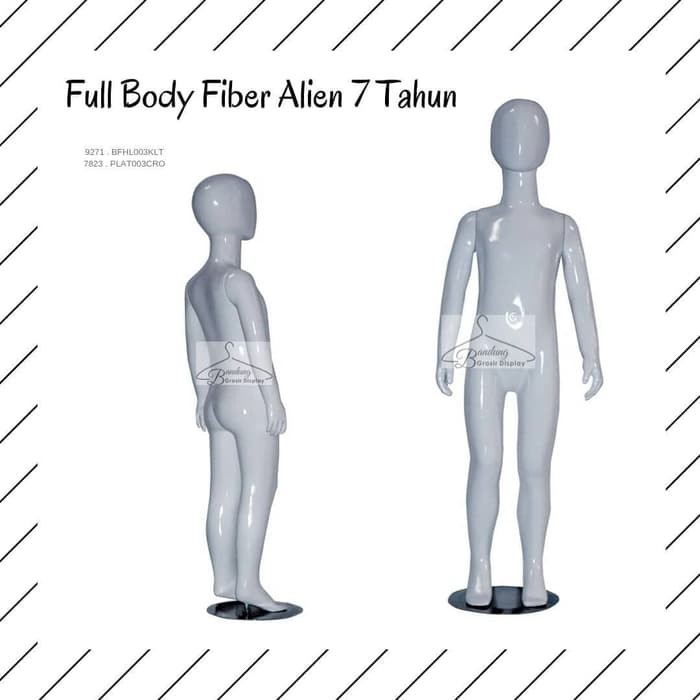 Manekin Anak Full Body Fiber Alien