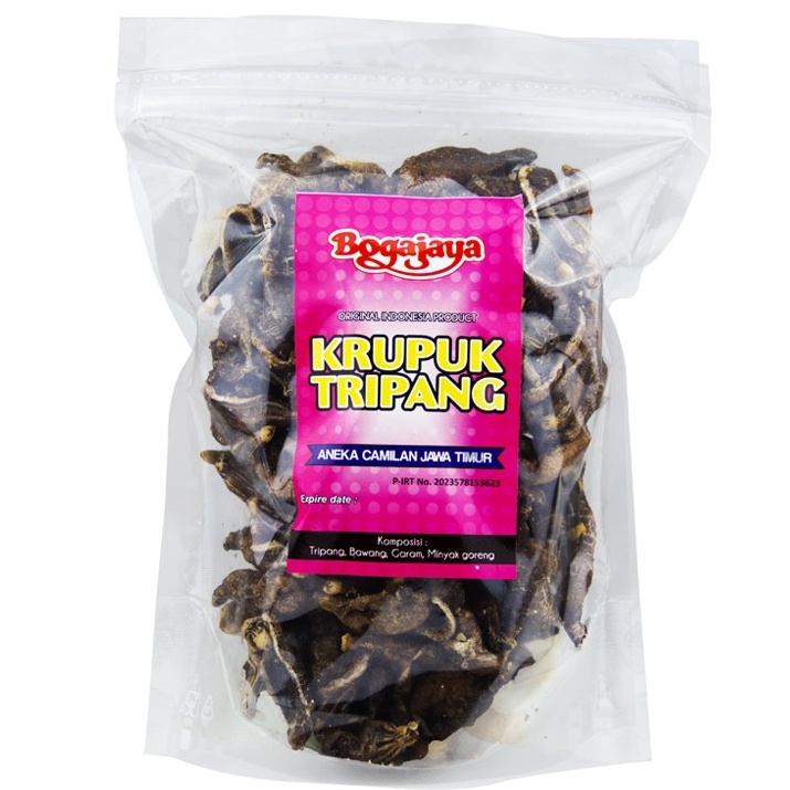 Jual Krupuk Teripang Bogajaya 200 Gram Camilan Laut Gurih Sehat