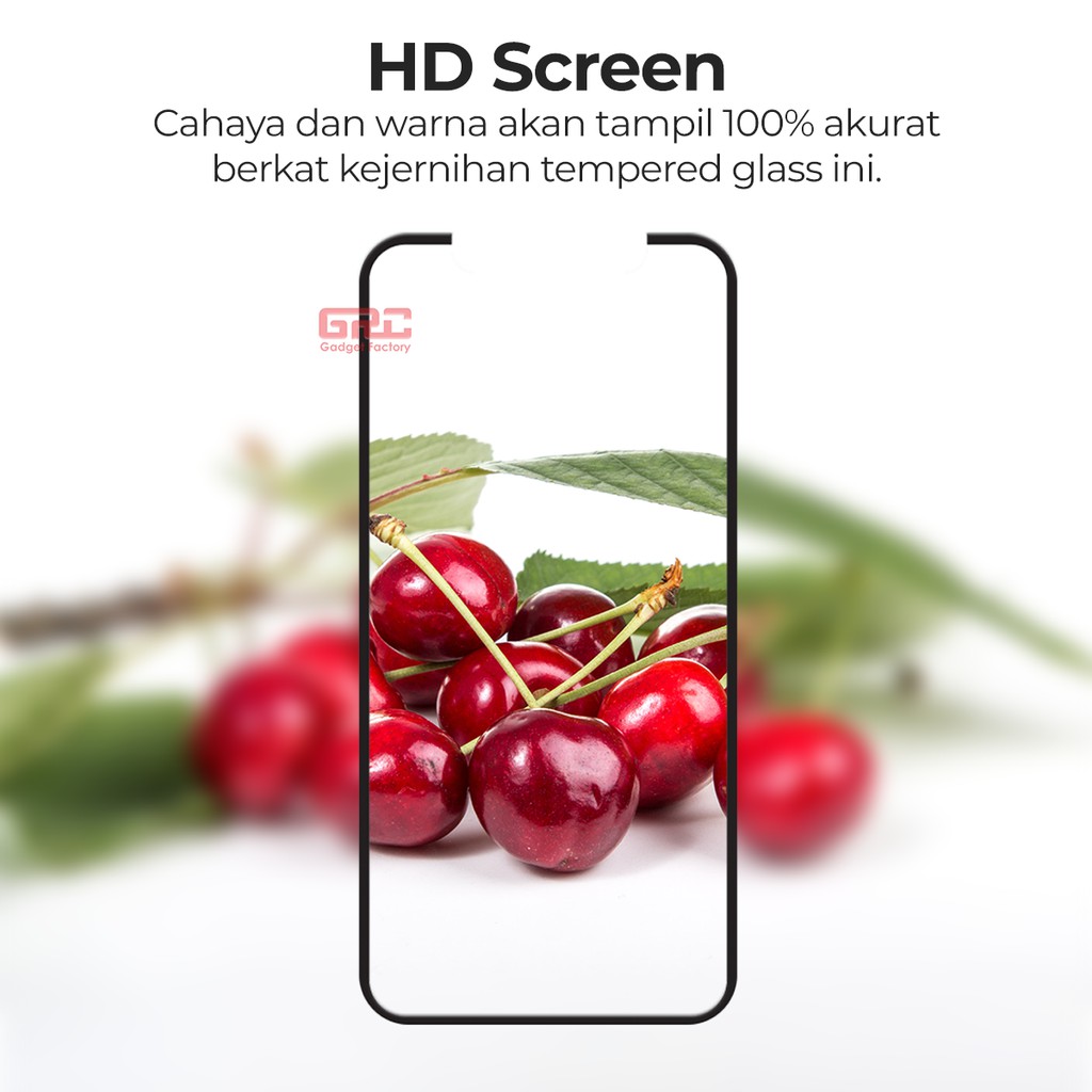 Tempered Glass Apple iPhone X XS HOGO Full Cover Anti Gores Kaca