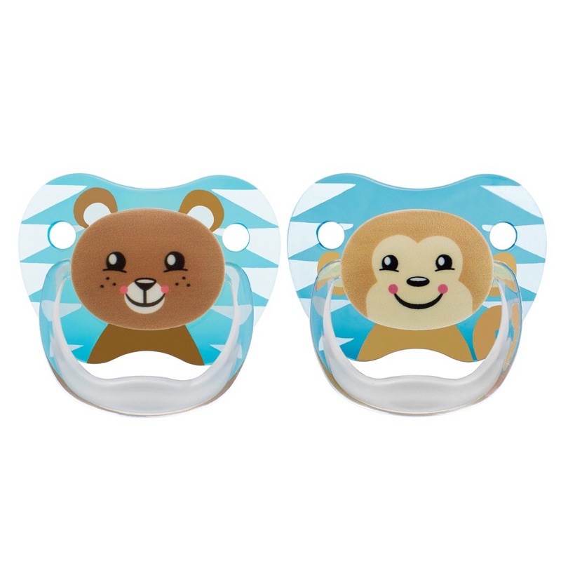 Dr Brown’s Pacifier Stage 2 (6-12M) Boy Animal - Empeng Bayi Tahap 2 isi 2Pcs