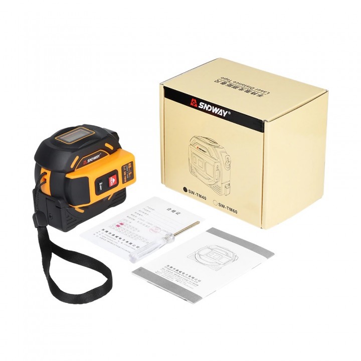 SNDWAY SW-TM40 - Multi Measuring Tape 5M and Laser Distance Meter 40M