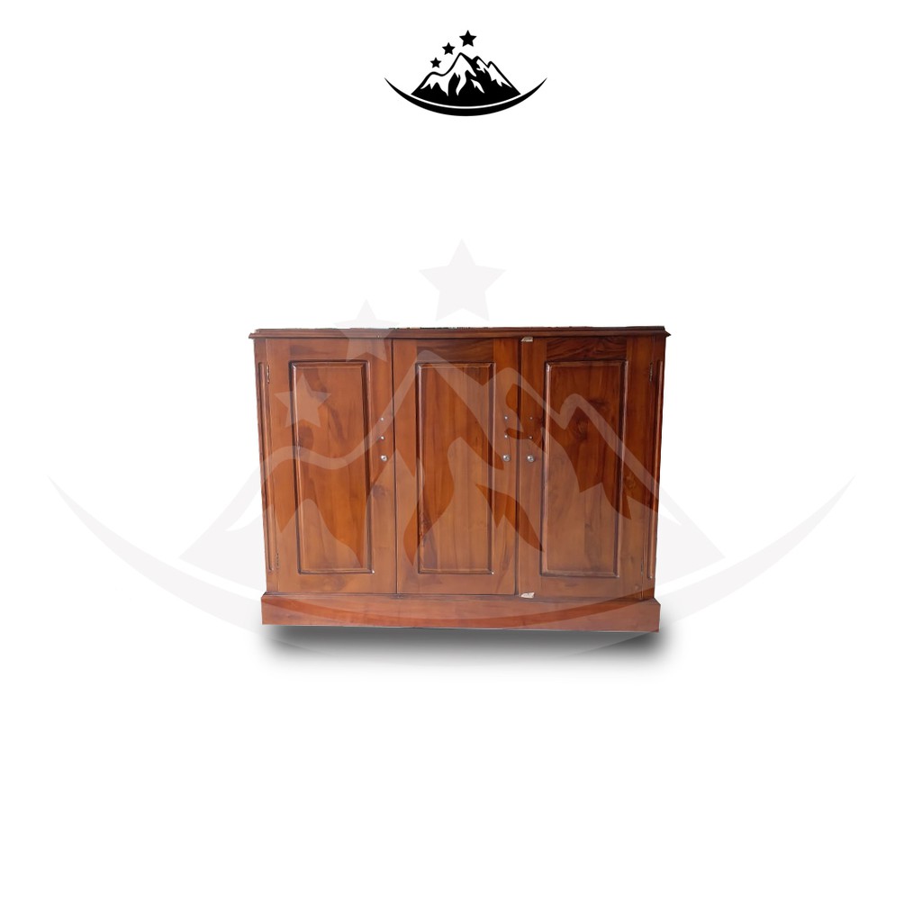 Lemari Pakaian Anak 3 Pintu Kayu Jati - Lemari Pakaian minimalis baju anak