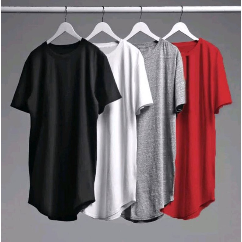 kaos polos longline