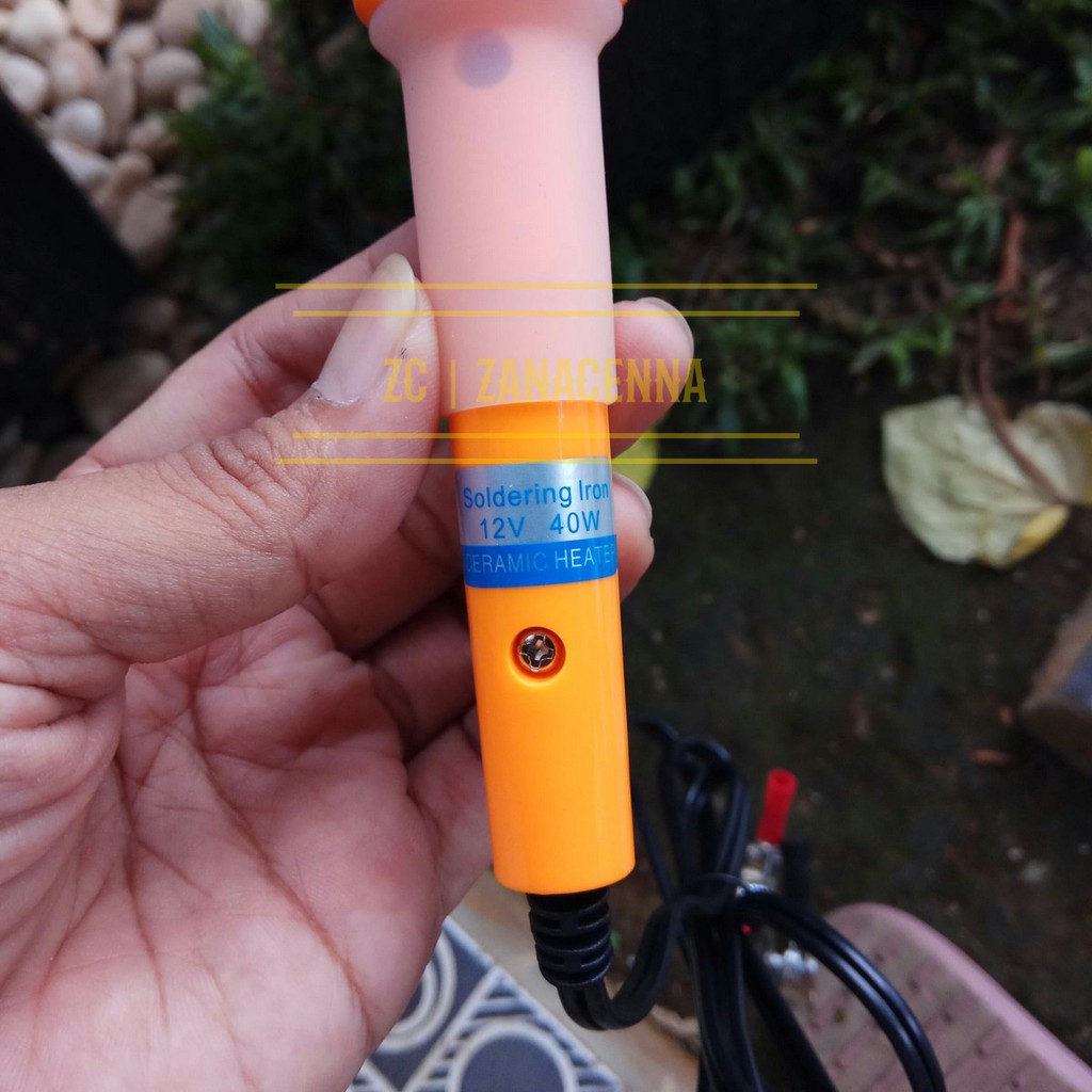 Solder DC 12 Volt 40 Watt Solder Orange Murah