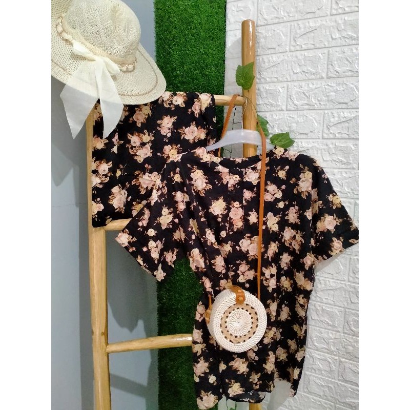 babydoll motif bunga