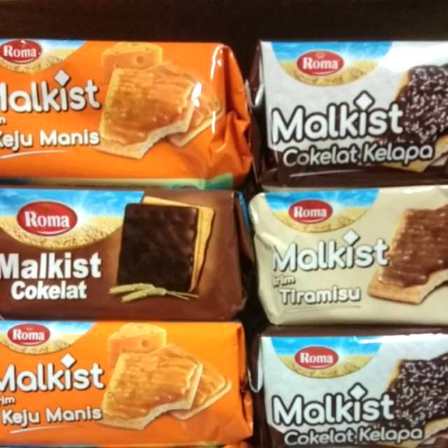 

Roma Malkist Coklat Krim Tiramisu Keju Cokelat Kelapa Cappuccino Korean BBQ