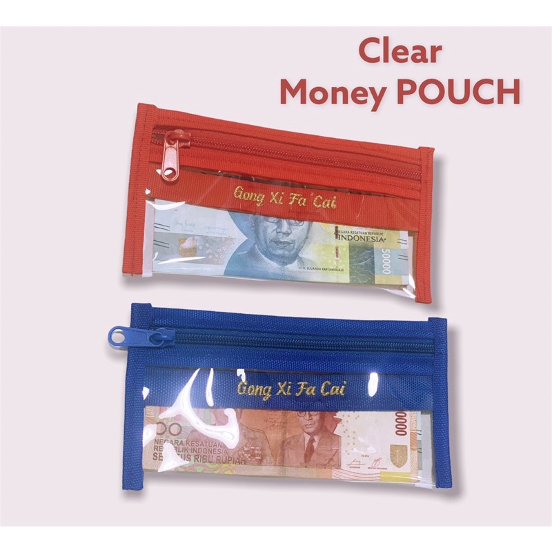 Fawn'G Handmade - Dompet Angpau Imlek Mika Transparant / Money Pouch Imlek