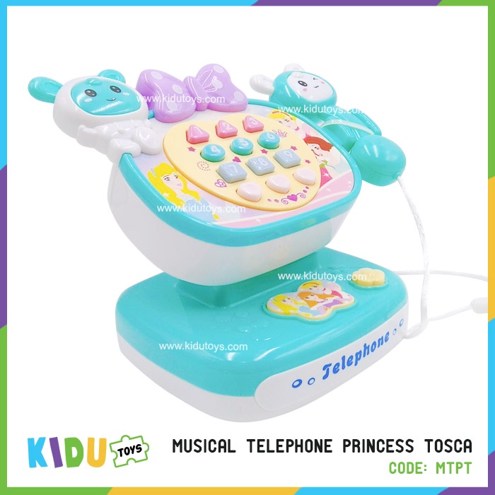 Mainan Anak Telepon Musical Telephone Princess Kidu Toys