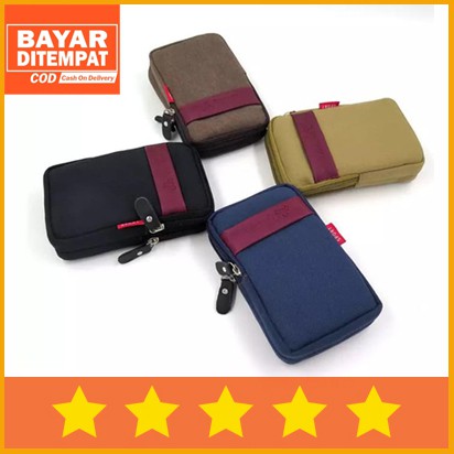 [BISA COD] Dompet HP Pinggang Pria KEREN Dompet Sarung HP Pinggang Cowok PROMO Murah TSS031