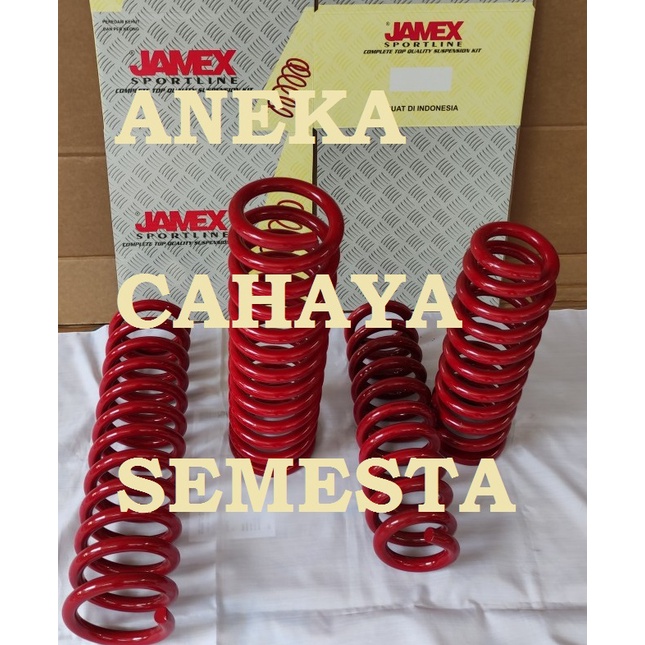 PER KEONG TOYOTA FORTUNER DEPAN & BELAKANG EMPUK MERK JAMEX