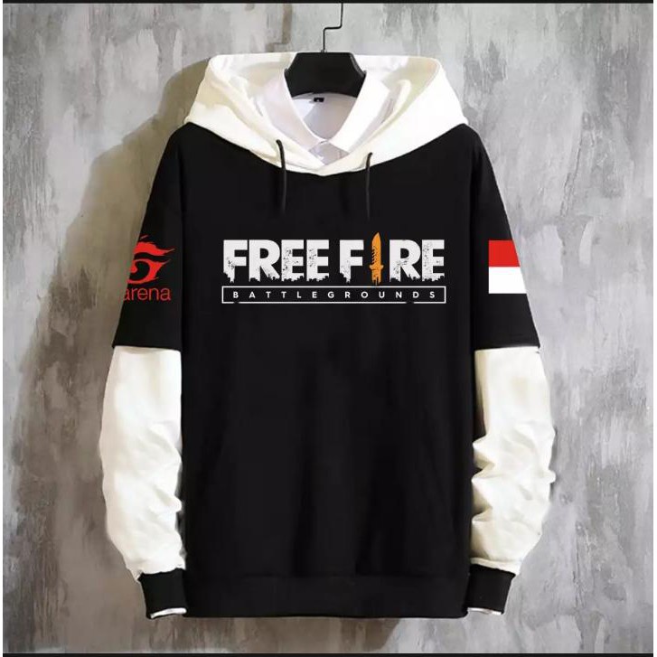 hoodie sweater FREE Fire pria-wanita / sweater Hoodie FF