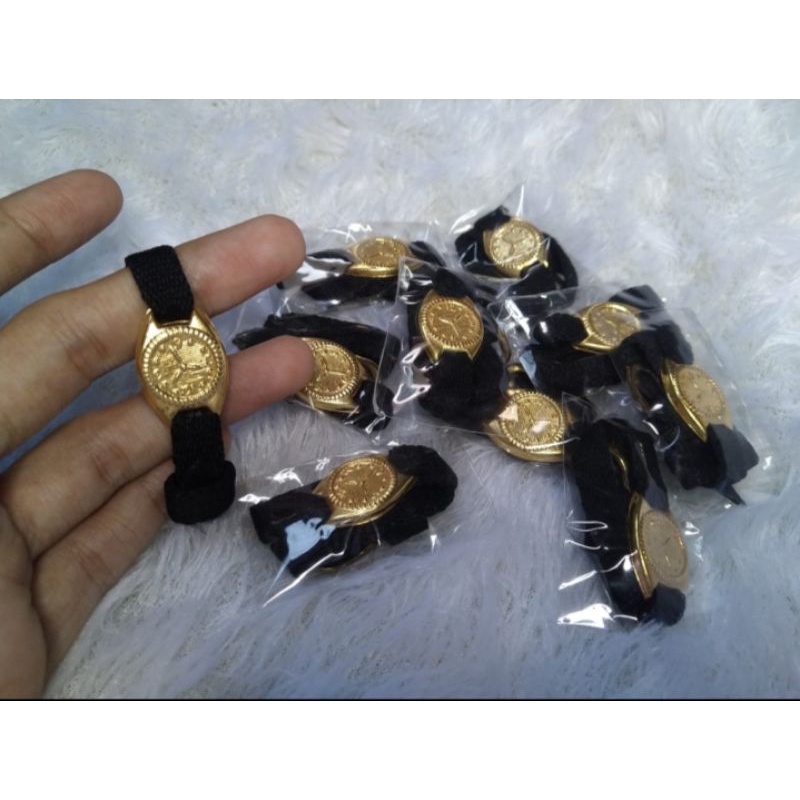 gelang jam kuningan bayi
