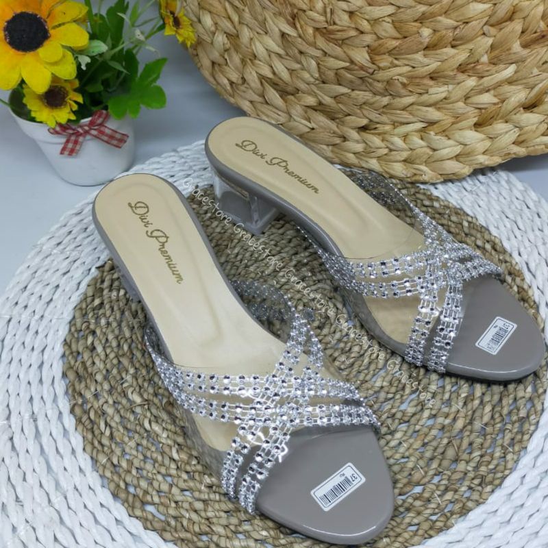 SOL KARET ANTI SLIP HP06 Sandal Heel KACA PREMIUM QUALITY