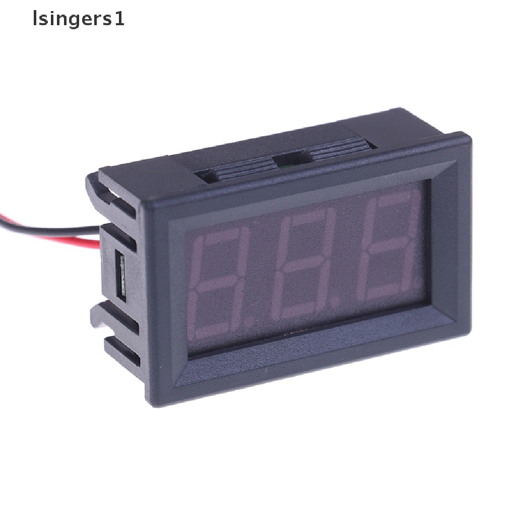 (lsingers1) Voltmeter digital AC 70-500V display LED 2 Kabel