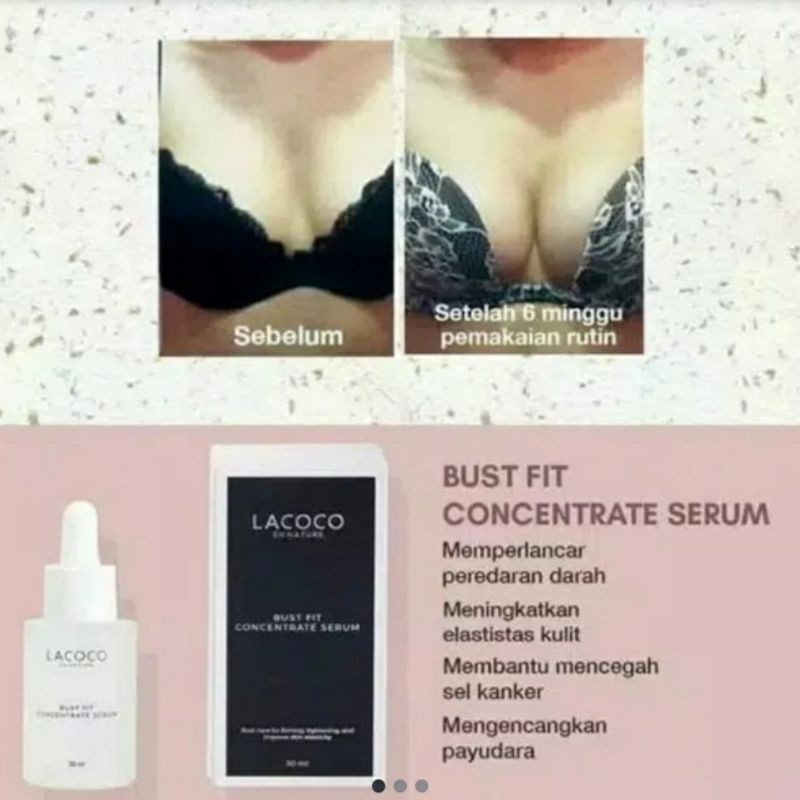 LACOCO Bust Fit Concentrate Serum❤#Membuat Pantat dan Payudara BESAR,KENCANG,PADAT,BERISI..#❤