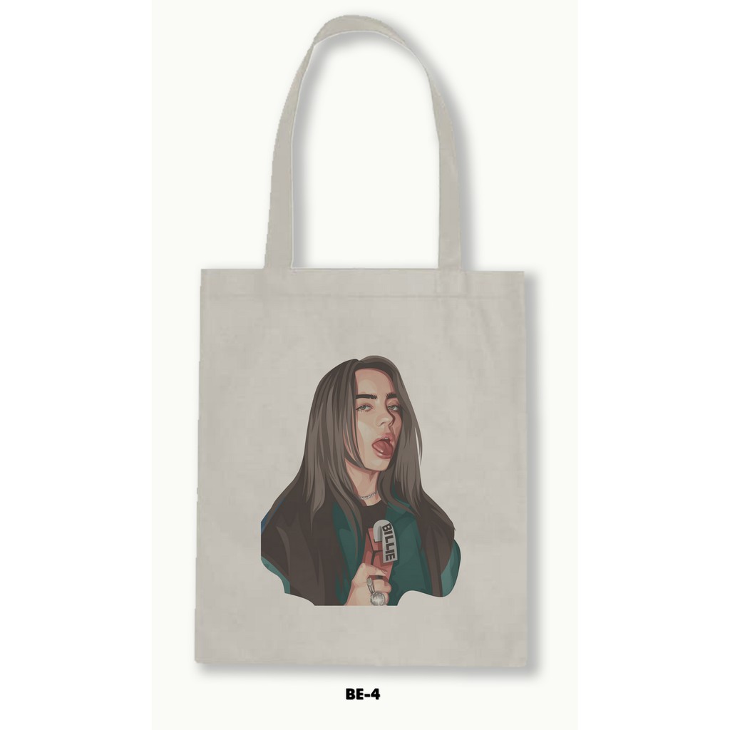 TOTE BAG BLACU - BILLIE EILISH