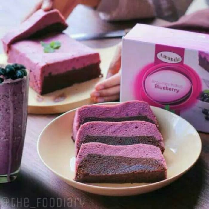 Jual Amanda Brownies Blueberry Strawberry Indonesia Shopee Indonesia