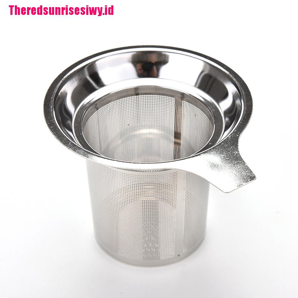 Filter Infuser Penyaring Daun Teh Dengan Bahan Stainless Steel Dapat Digunakan Kembali