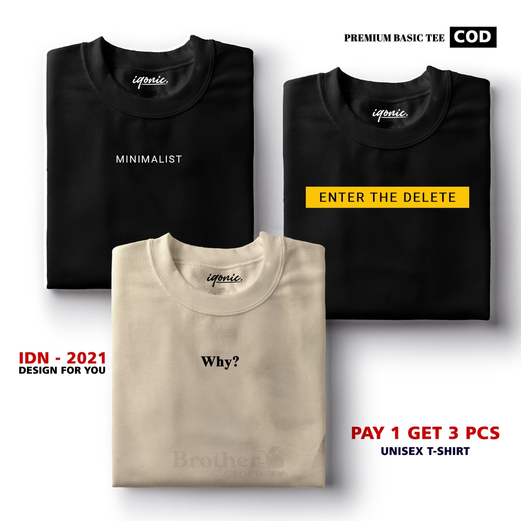 BUY 1 GET 2 PCS ( PROMO COD ) BROTHER STORE / Kaos Distro100% Catoon Combed 30s / ArticlelMWE