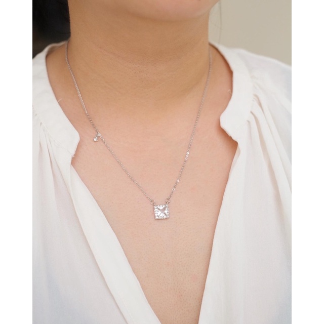 Ark.co - DIAMANTE crystal necklace kalung kristal rhinestones