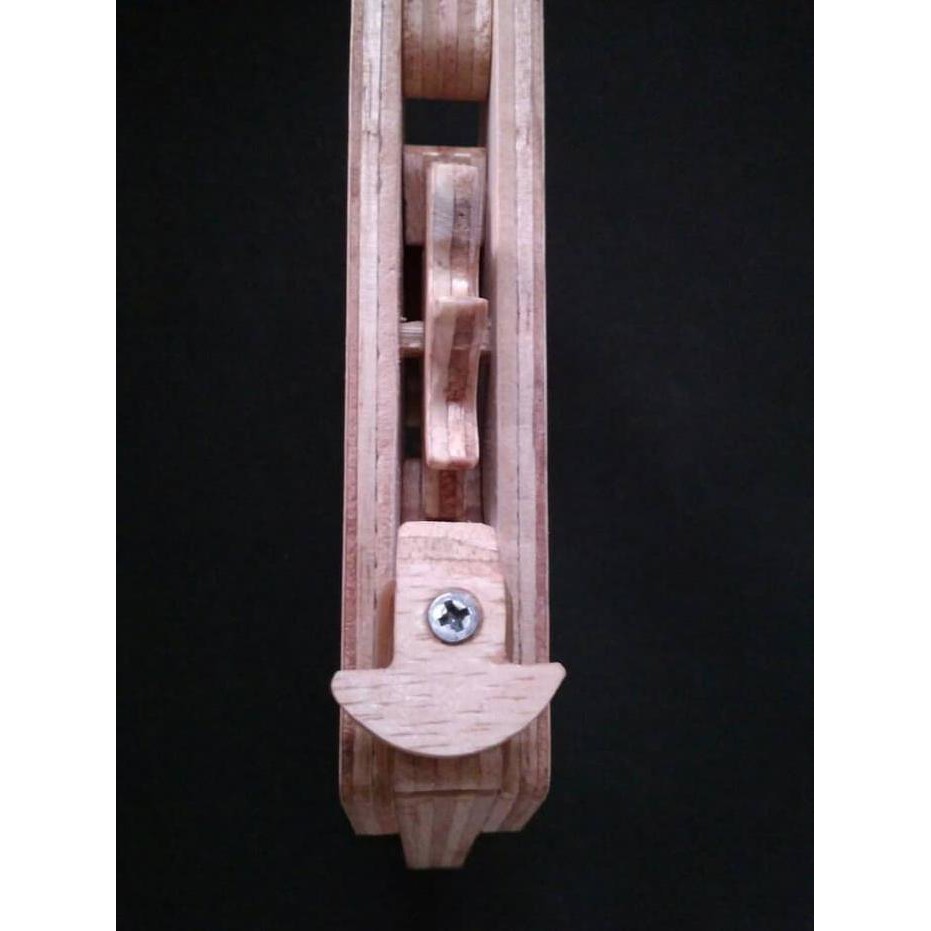 Pistol Kayu Machine Gun / Tembakan Karet Gelang Best Quality