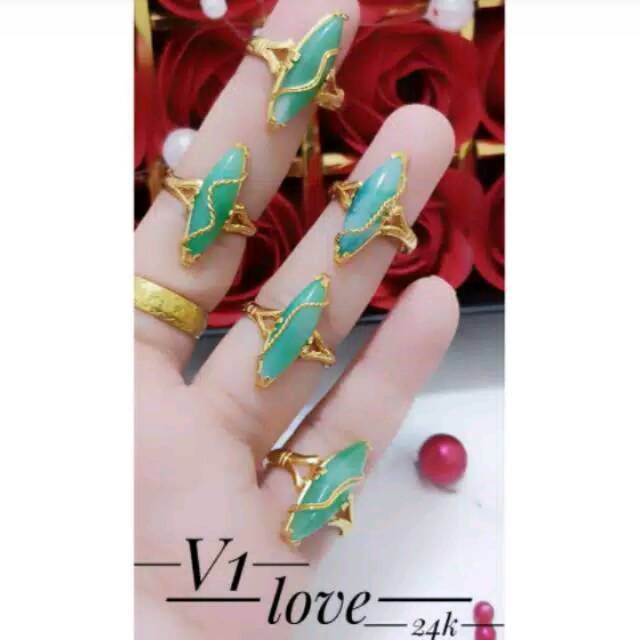 Xuping cincin lapis emas 24k 082