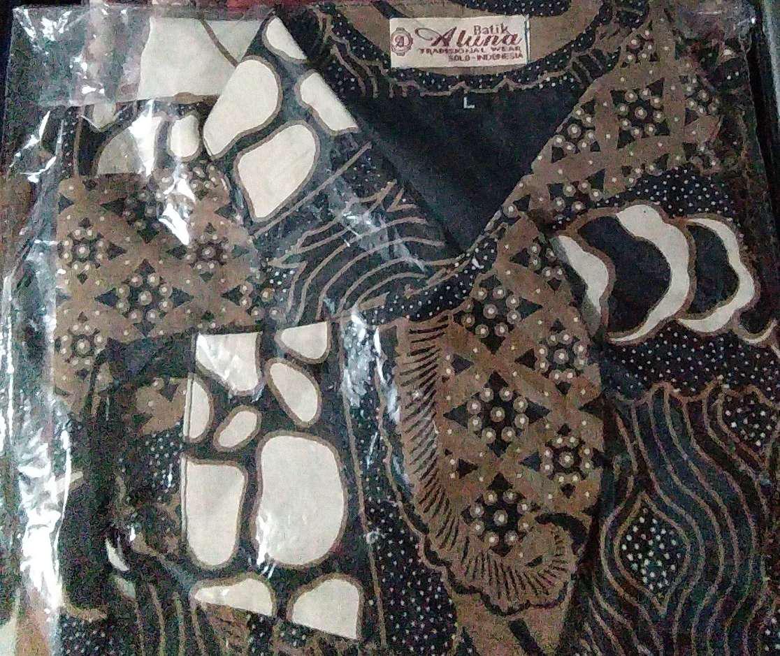Batik Pria Lengan Panjang Batik Cowok Modern Batik Slimfit Batik Premium Pria Batik Solo Gba 067