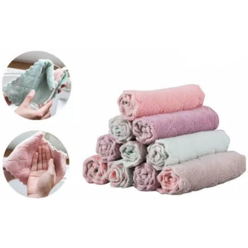 Kanzo - Kain Lap Microfiber Anti Minyak / Kain Lap Dapur Microfiber Anti Minyak / Kain Lap Dapur