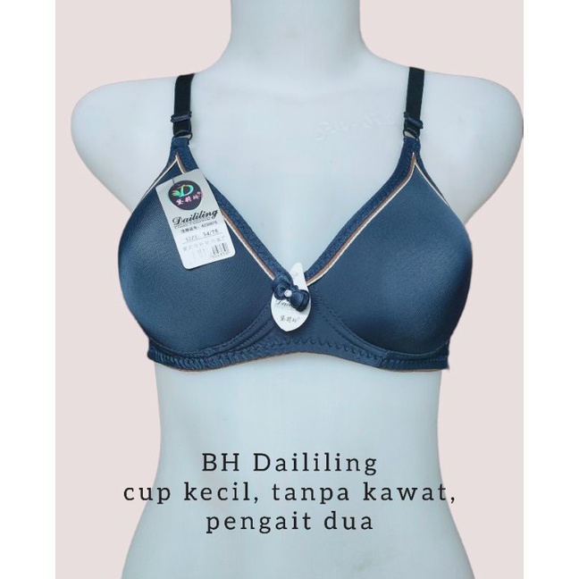 BH WANITA TANPA KAWAT, CUP KECIL, PENGAIT DUA || BRA DAILILING