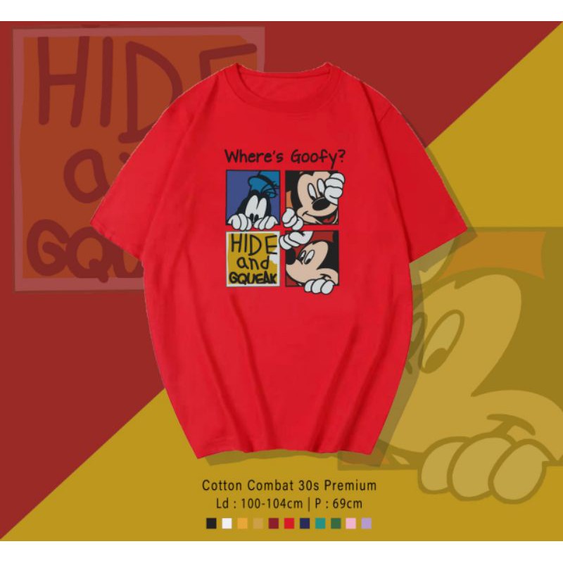 T-SHIRT / TUMBLR KAOS WHERE's GOOFY OVERSIZE PREMIUM