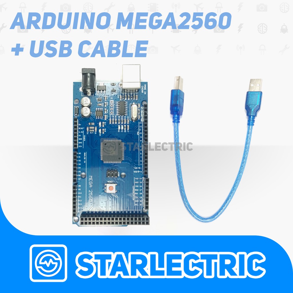 Arduino Mega 2560 CH340 clone + Kabel USB