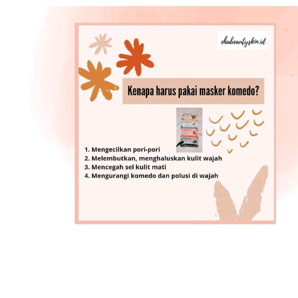 MASKER KOMEDO BY EHABEAUTYSKIN.ID / MENGANGKAT KOMEDO