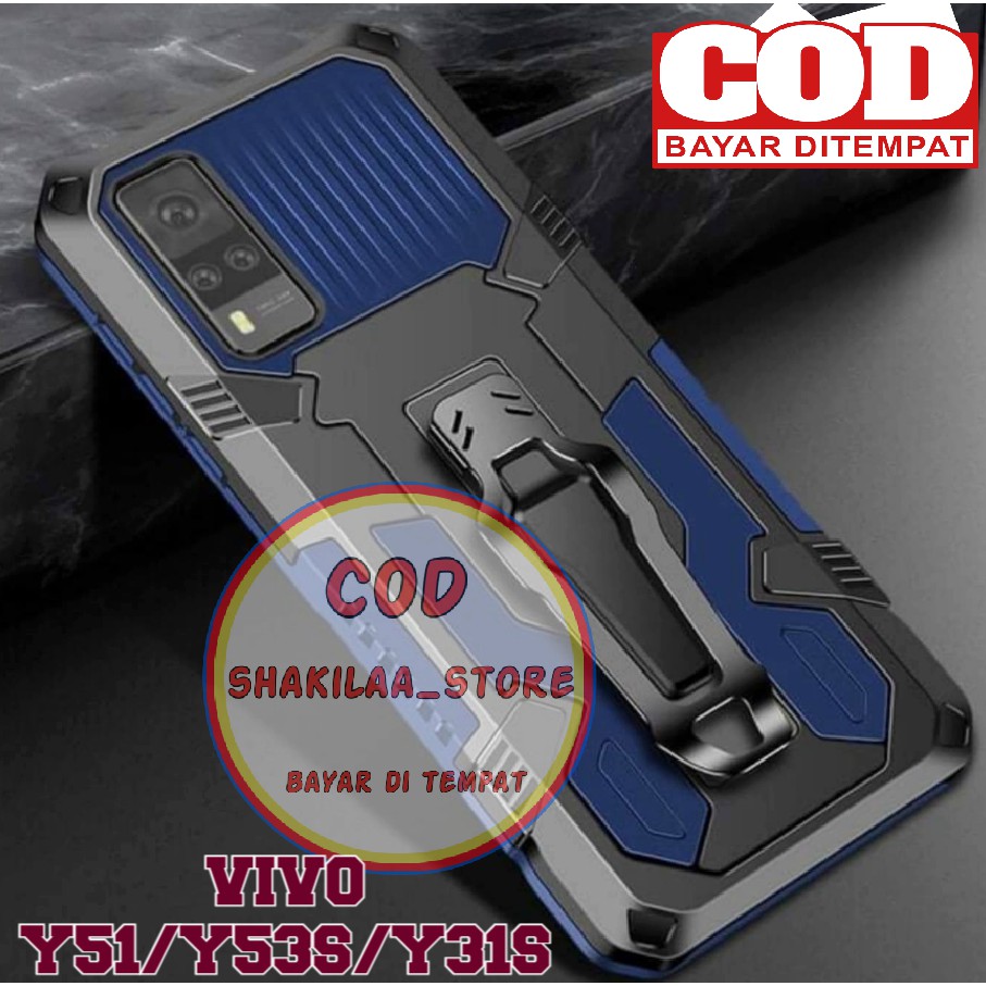 CASE HP TIPE VIVO Y51 / Y53S / Y31S CASING STANDING BACK KLIP HARD CASE HP ROBOT NEW COVER