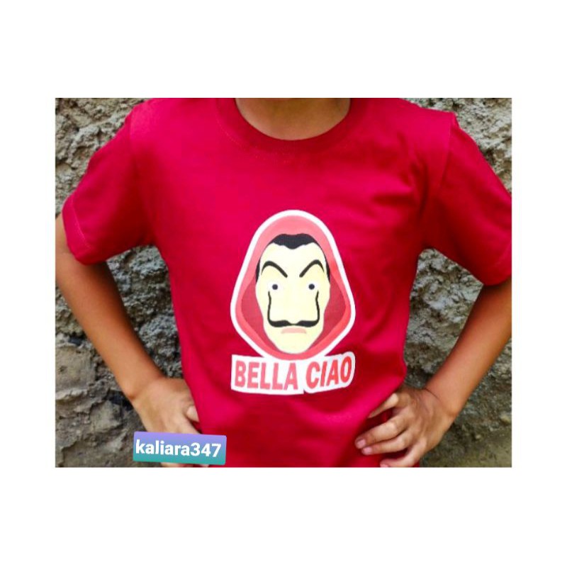 Kaos Anak BELLA CIAO MONEY HEIS