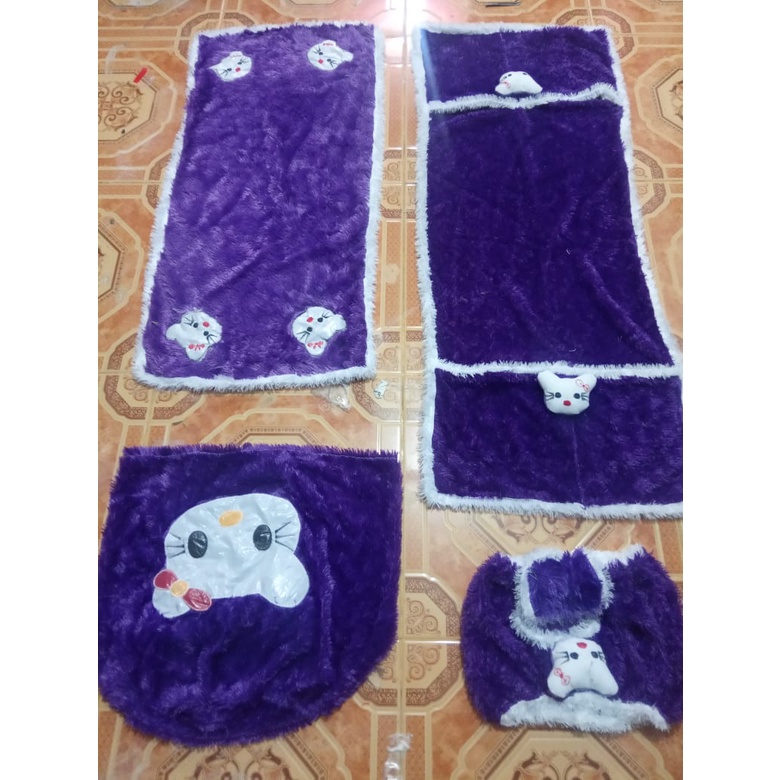 paket hemat 4in1 (sarung galon karakter,kulkas,magicom dan taplak meja) terlaris,murah,bisa cod