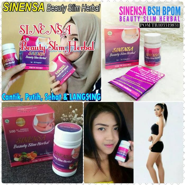 Apotik Ree Kdr Sinensa Beauty Slim Obat Kurus Diet Pelangsing Badan Pemutih Kulit Ori Produk Asli Shopee Indonesia