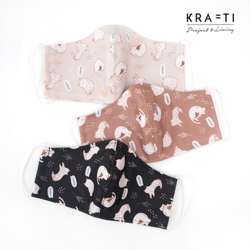 Krafti Project Living Masker  kain Masker  Katun 