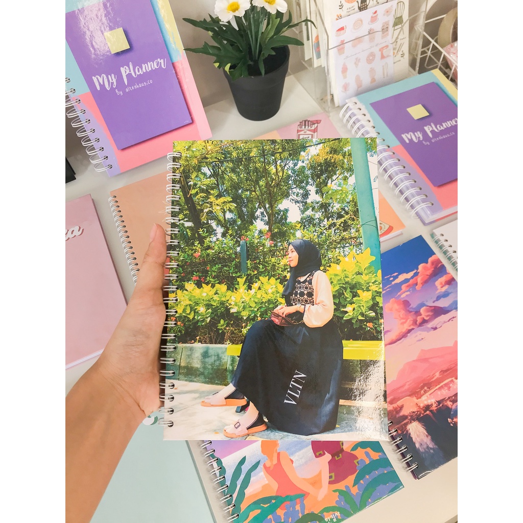 

CUSTOM BOOK PLANNER A5 B5 A4 HARD DAN SOFT COVER SOUVENIR SEMINAR TYPE 12