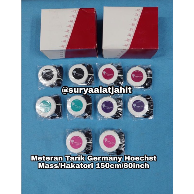 Meteran tarik 60in/150cm Germany Hakatori =rp.18.000/pcs