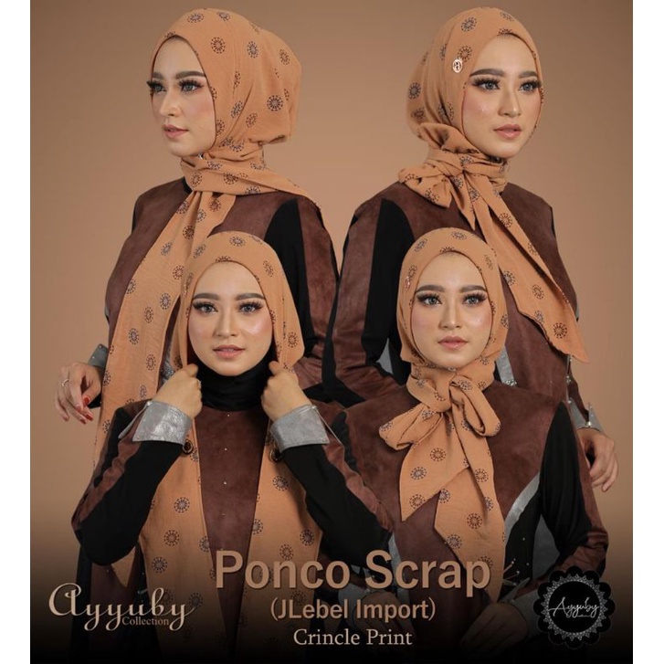 HIJAB INSTAN PONCO SCARF ORI AYYUBY