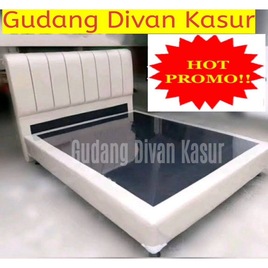 Divan Ranjang Kasur Sandaran Type Salur