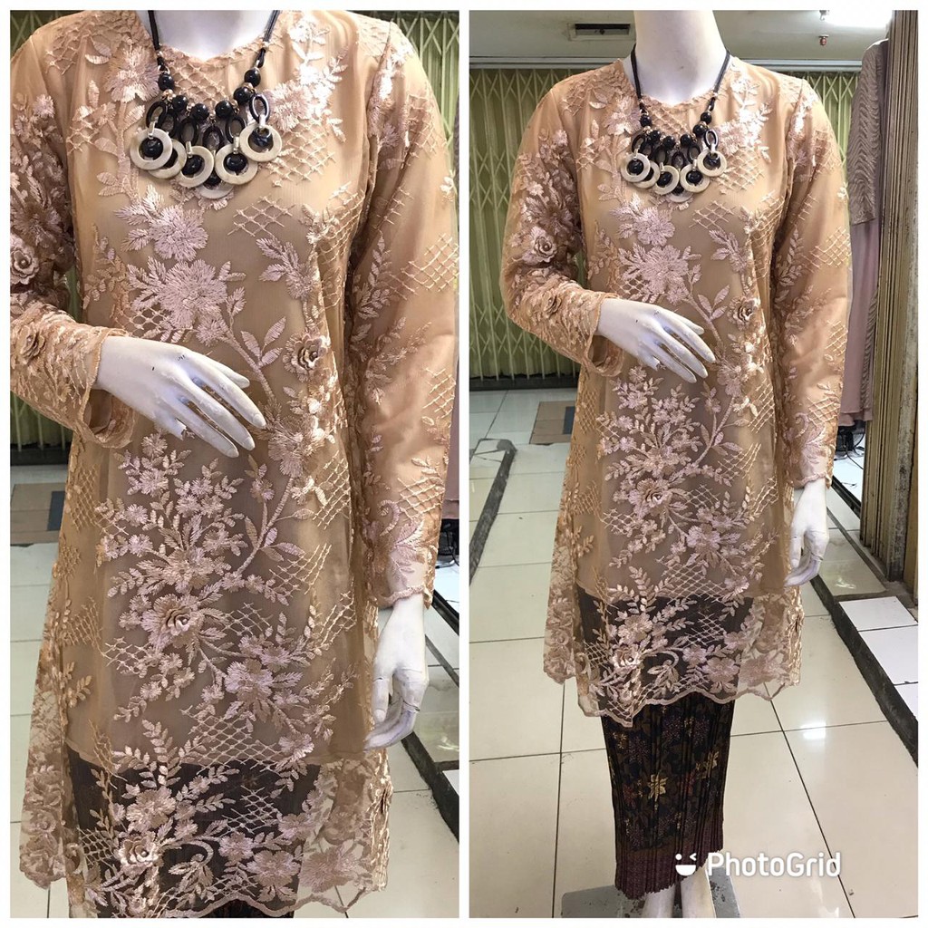SET TUNIK TULLE BORDIR NON GLITER / TUNIK TULLE  NON GLITER / SET TUNIK BORDIR SENADA