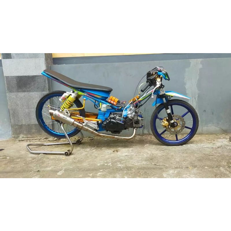 KNALPOT CREAM PIE  PORTING/STANDAR SUPRA JUPITER VEGA KHARISMA