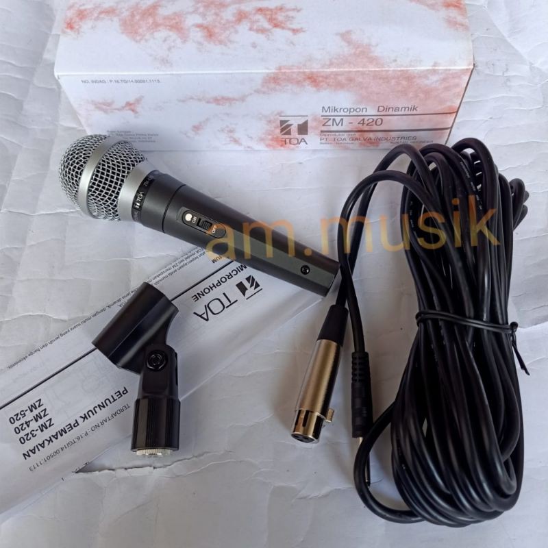 MIC KABEL TOA ZM-420 ZM 420 ORIGINAL
