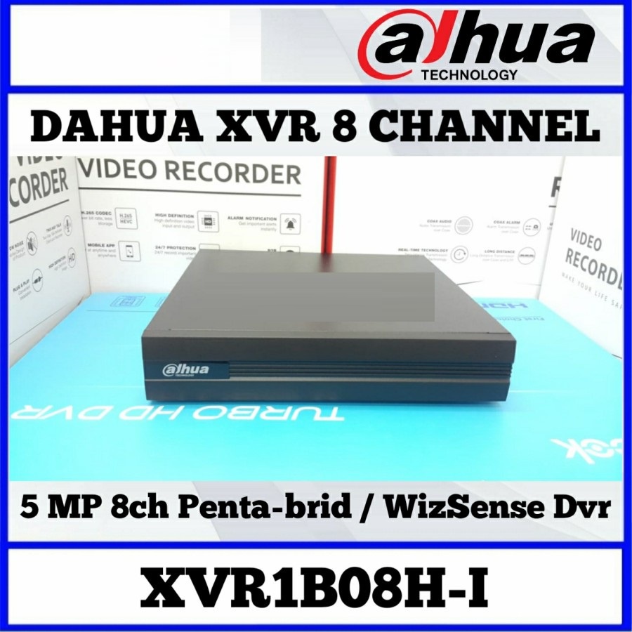 DVR DAHUA 5MP 8 CHANNEL XVR1B08H-I WIZSense