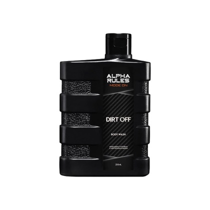 Alpha Rules Dirt Off Body Wash Sabun Mandi Cair Perawatan Tubuh badan Pria Original BPOM