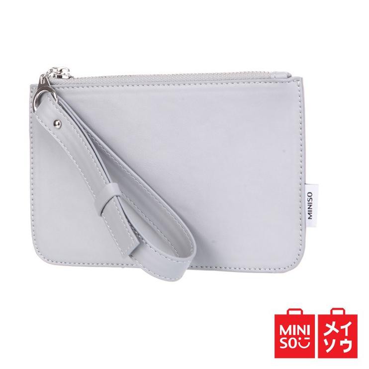 Harga Murah.. Miniso Official Mini Clutch Bag (Gray) (06MN-6844)