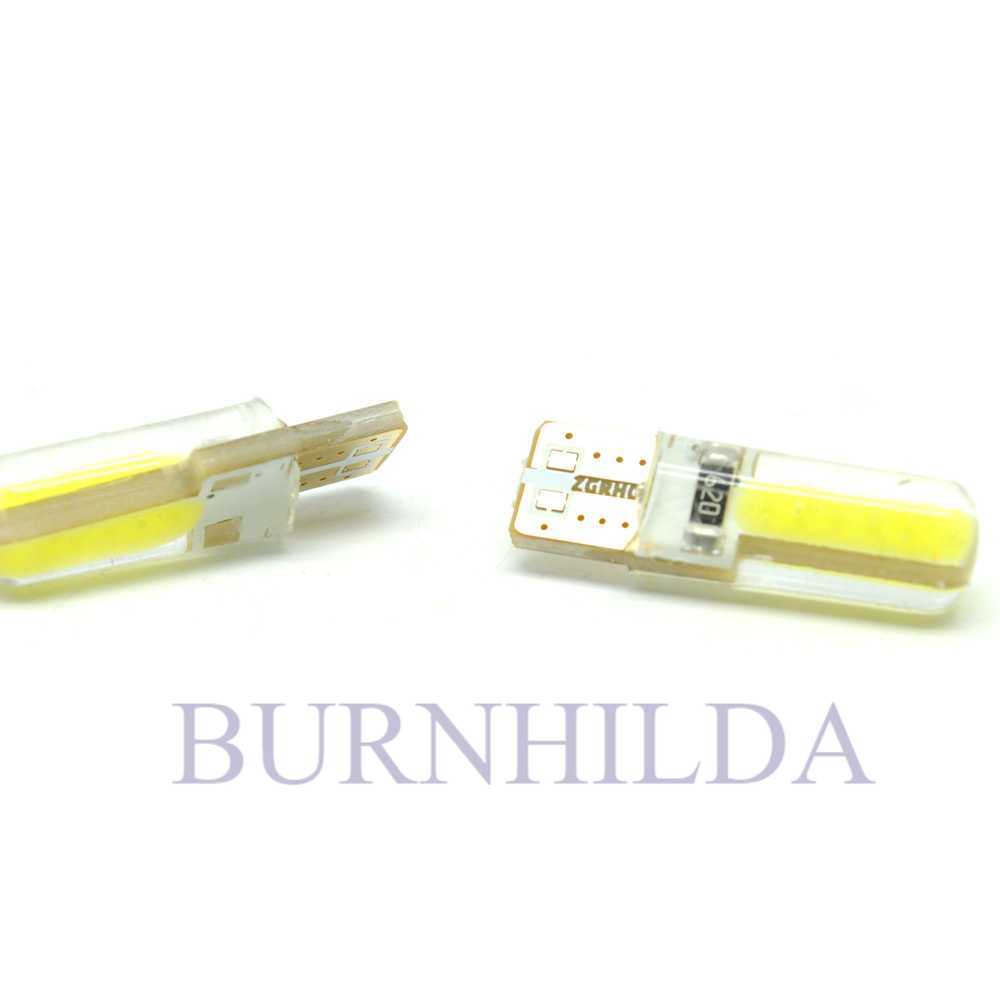 Lampu Mobil Headlight LED T10 W5W 2 COB 2PCS accesoris mobil burnhilda