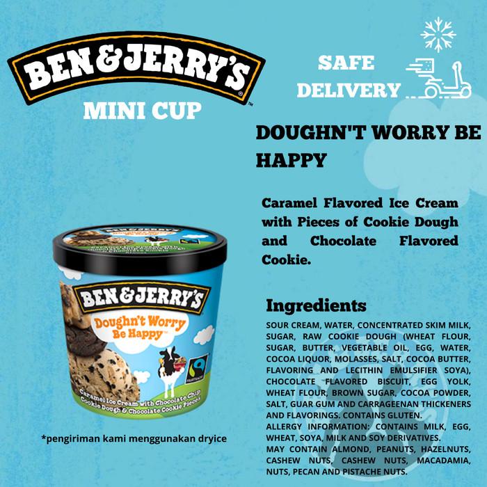 

Ben And Jerry'S Doughn'T Worry Be Happy Ice Cream - 120 Ml