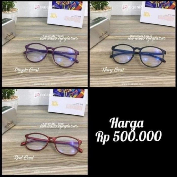 ✨COD✨ kacamata bigenmi ion nano eyeglasses